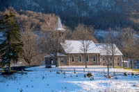 SW Virginia Church in Snow