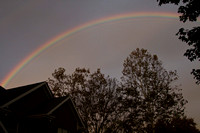 Rainbow ends at our house?