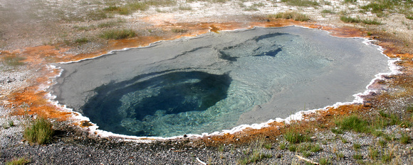 Thermal Pool in Geyser Basin, Yellowstone NP