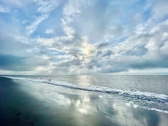 early morning at the beach