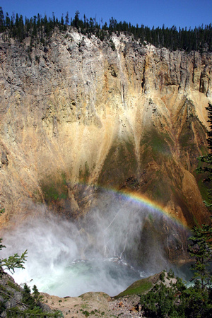 Rainbow in Grand Canyon of the Yellowstone